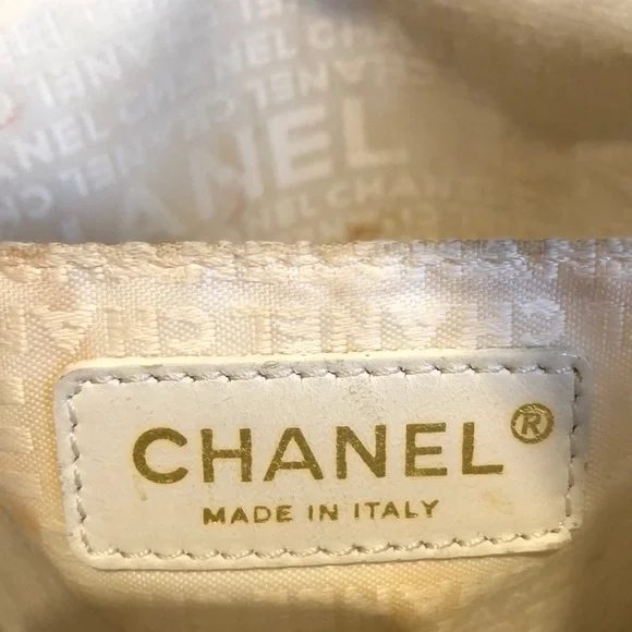 CHANEL Coco Canvas Window Tote Bag Black White Classic - Picture 11 of 15